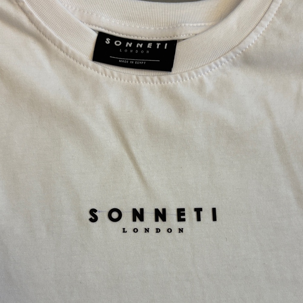 Men's White Short Sleeve Tee